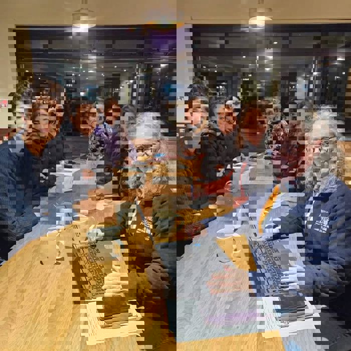 Young people engaged within discussion