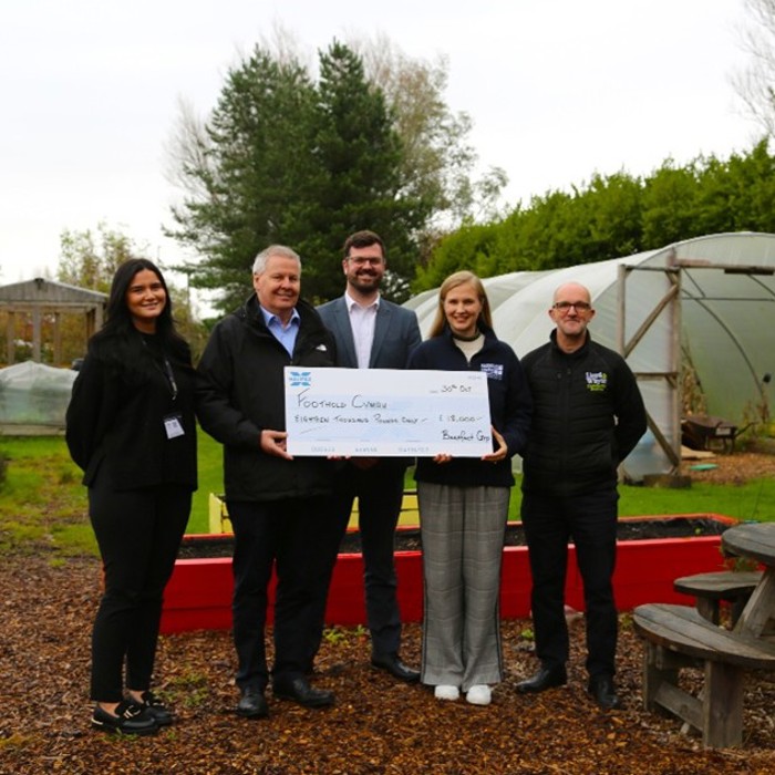 Cheque Presentation from Lloyd & Whyte